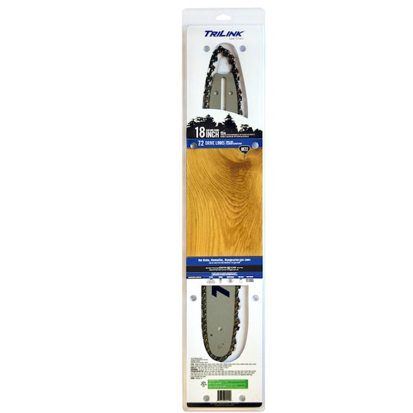 Trilink Bar & Chain Combo 18 inch Laminate .325 .050 72DL for Tanaka ECV4501 BL2501872-11095TL2 - main